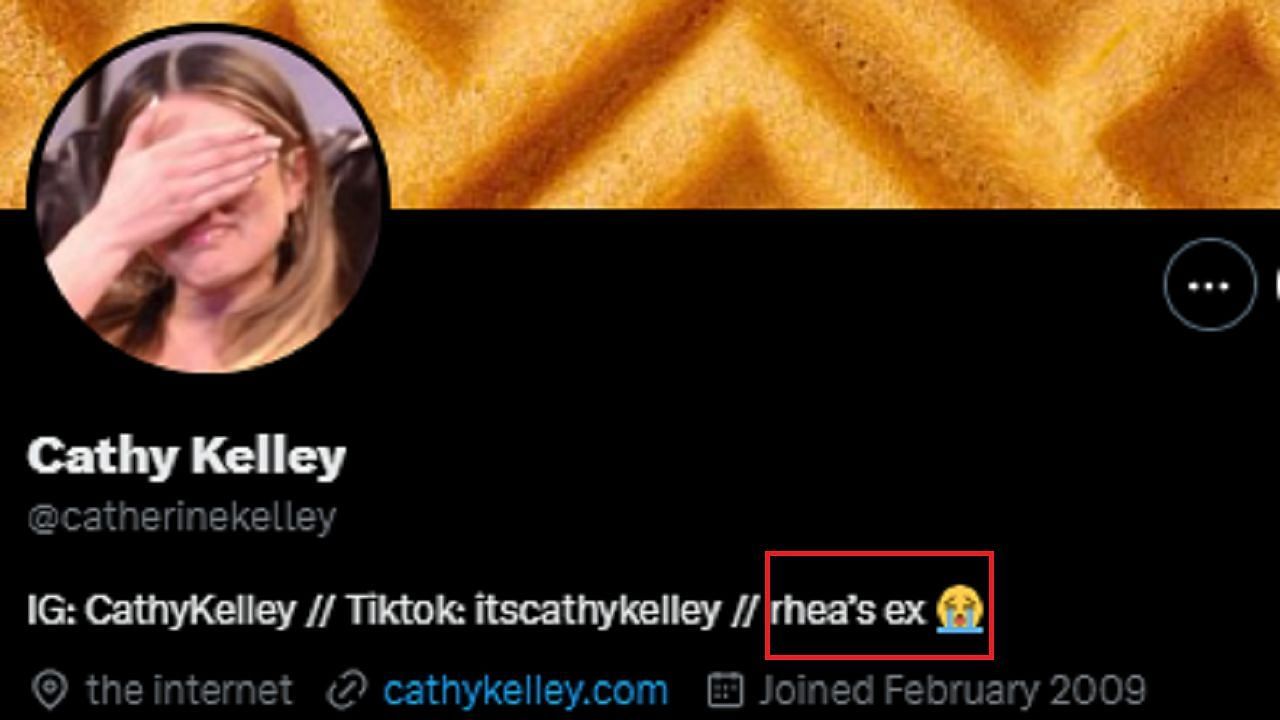 Cathy Kelley's updated Twitter bio
